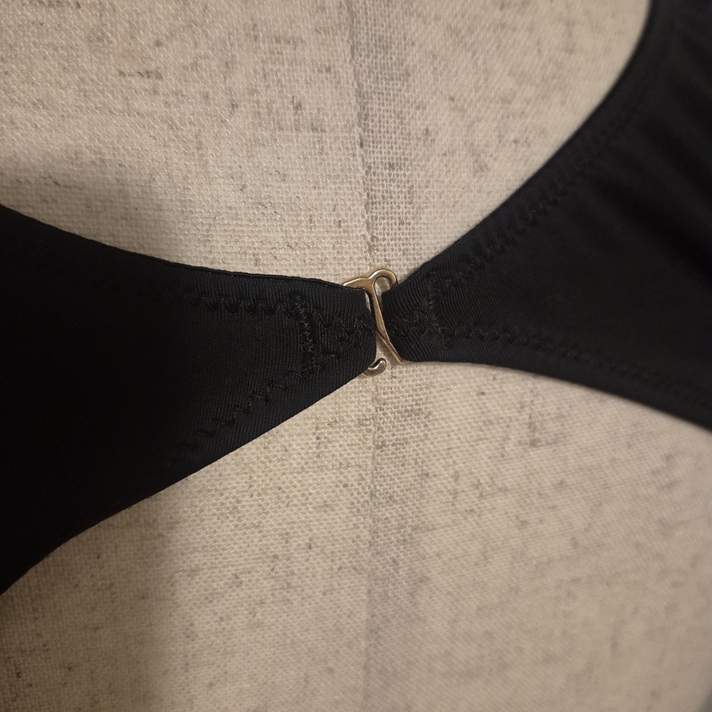 Black Strappy One-Piece Anthropologie Body Suit Xl Snap Crotch NWT Sexy - Picture 5 of 10